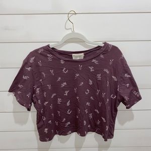 Closet Cleanout✨ French Pastry Cropped Shirt (Size L)